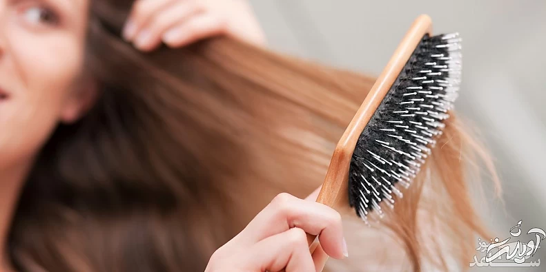 برس کردن مو